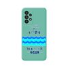 Funda Silicona Líquida Verde Para Samsung Galaxy A33 5g Diseño Agua Dibujos