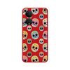 Funda Silicona Líquida Roja Para Huawei Honor X7 Diseño Catrina Dibujos