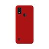 Funda Silicona Líquida Ultra Suave Para Zte Blade A51 Color Roja