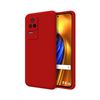 Funda Silicona Líquida Ultra Suave Para Xiaomi Poco F4 5g Color Roja