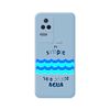 Funda Silicona Líquida Azul Para Xiaomi Poco F4 5g Diseño Agua Dibujos