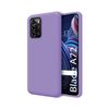 Funda Silicona Líquida Ultra Suave Para Zte Blade A72 Color Morada