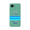 Funda Silicona Líquida Verde Para Realme C30 Diseño Agua Dibujos