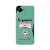 Funda Silicona Líquida Verde Para Realme C30 Diseño Vaca Dibujos