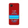 Funda Silicona Líquida Roja Para Realme Narzo 50i Prime Diseño Agua Dibujos