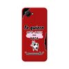 Funda Silicona Líquida Roja Para Realme Narzo 50i Prime Diseño Vaca Dibujos