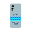 Funda Silicona Líquida Azul Para Xiaomi 12 Lite 5g Diseño Agua Dibujos