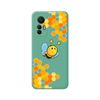 Funda Silicona Líquida Verde Para Xiaomi 12 Lite 5g Diseño Abeja Dibujos