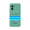 Funda Silicona Líquida Verde Para Oppo A77 5g Diseño Agua Dibujos