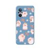 Funda Silicona Líquida Azul Para Huawei Nova 9 Se Diseño Cerdos Dibujos