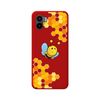 Funda Silicona Líquida Roja Para Xiaomi Redmi A1 Diseño Abeja Dibujos