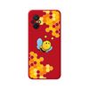 Funda Silicona Líquida Roja Para Xiaomi Poco M5 Diseño Abeja Dibujos