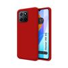 Funda Silicona Líquida Ultra Suave Huawei Honor X8 5g Color Roja