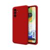 Funda Silicona Líquida Ultra Suave Samsung Galaxy A04s Color Roja