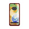 Funda Silicona Líquida Ultra Suave Samsung Galaxy A04s Color Roja