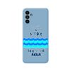 Funda Silicona Líquida Azul Samsung Galaxy A13 5g Diseño Agua Dibujos