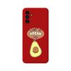 Funda Silicona Líquida Roja Samsung Galaxy A13 5g Diseño Vegan Life Dibujos