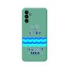 Funda Silicona Líquida Verde Samsung Galaxy A13 5g Diseño Agua Dibujos