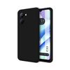 Funda Silicona Líquida Ultra Suave Realme C33 Color Negra