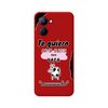 Funda Silicona Líquida Roja Realme C33 Diseño Vaca Dibujos