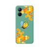 Funda Silicona Líquida Verde Realme C33 Diseño Abeja Dibujos