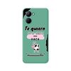 Funda Silicona Líquida Verde Realme C33 Diseño Vaca Dibujos