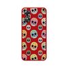 Funda Silicona Líquida Roja Oppo A17 Diseño Catrina Dibujos