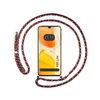 Funda Colgante Transparente Vivo X80 Lite 5g Con Cordon Rosa / Dorado