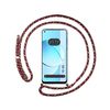 Funda Colgante Transparente Realme 10 4g Con Cordon Rosa / Dorado