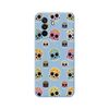 Funda Silicona Líquida Azul Huawei Nova Y70 Diseño Catrina Dibujos