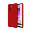 Funda Silicona Líquida Ultra Suave Oppo A57s Color Roja