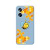 Funda Silicona Líquida Azul Oppo A57s Diseño Abeja Dibujos