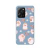 Funda Silicona Líquida Azul Xiaomi Poco X5 Pro 5g Diseño Cerdos Dibujos