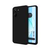 Funda Silicona Líquida Ultra Suave Realme 10 4g Color Negra