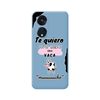 Funda Silicona Líquida Azul Para Oppo Reno 8t 4g Diseño Vaca Dibujos