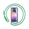 Funda Colgante Transparente Samsung Galaxy A54 5g Con Cordon Verde Agua