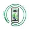Funda Colgante Transparente Xiaomi Redmi Note 12 5g Con Cordon Verde Agua