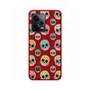 Funda Silicona Líquida Roja Para Xiaomi Redmi Note 12 Pro 5g Diseño Catrina Dibujos