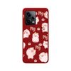 Funda Silicona Líquida Roja Para Xiaomi Redmi Note 12 Pro 5g Diseño Cerdos Dibujos