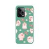 Funda Silicona Líquida Verde Para Xiaomi Redmi Note 12 Pro 5g Diseño Cerdos Dibujos