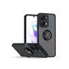 Funda Mate Con Borde Negro Y Anillo Giratorio 360 Huawei Honor X7a