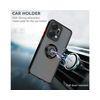 Funda Mate Con Borde Negro Y Anillo Giratorio 360 Huawei Honor X7a