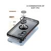 Funda Mate Con Borde Negro Y Anillo Giratorio 360 Xiaomi Samsung Galaxy A34 5g