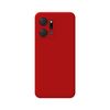 Funda Silicona Líquida Ultra Suave Huawei Honor X7a Color Roja