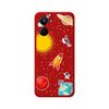 Funda Silicona Líquida Roja Realme 10 4g Diseño Espacio Dibujos