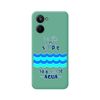 Funda Silicona Líquida Verde Realme 10 4g Diseño Agua Dibujos