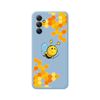 Funda Silicona Líquida Azul Samsung Galaxy A34 5g Diseño Abeja Dibujos