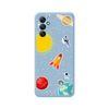 Funda Silicona Líquida Azul Samsung Galaxy A34 5g Diseño Espacio Dibujos