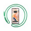 Funda Colgante Transparente Xiaomi Redmi Note 12 4g Con Cordon Verde Agua