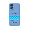 Funda Silicona Líquida Azul Xiaomi Redmi Note 12 Pro 4g Diseño Agua Dibujos